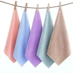 Creative Universal Pack of 06 Microfiber Small Size Women's Handkerchief/Rumal - Extra Soft ["Multicolor"] Handkerchief-picture-23