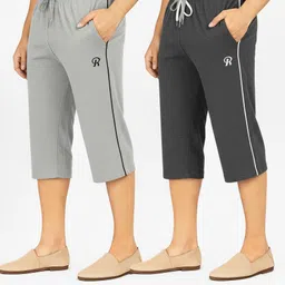 aaargee Solid Men Three Fourths image 1