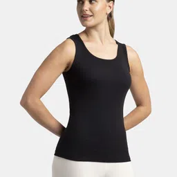 jockey Women Black Tank Top/Vest image 2