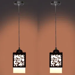 shyam enterprises Wooden Hanging Thali Lamp Elegance for Home Decor and Festive Celebrations Ceiling Light Ceiling Lamp-picture-14