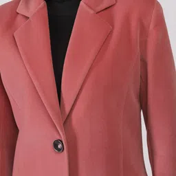 plagg Tweed Solid Coat For Women image 4