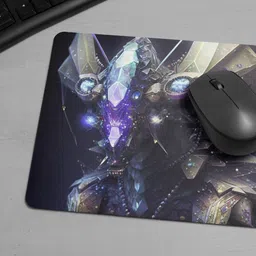 ARTOLIC Hoto crystal alien lifeform Mouse Pad for Office & Gaming Non-Slip 9x7.5 Non Slip Base Mousepad image 2