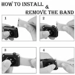 TRENDINGVIEW premium soft silicone fit to 42mm/ 44mm / 45mm / 46mm /49mm Smartwatch Straps 44 mm Stainless Steel Watch Strap image 5