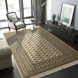 obsessions Cream and Beige Persian 2x7 Feet Machine Made Runner-picture-29