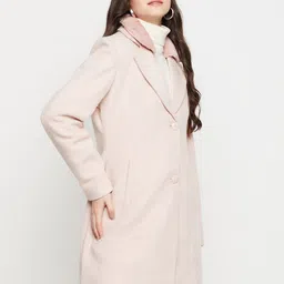 cantabil Tweed Self Design Coat For Women image 3