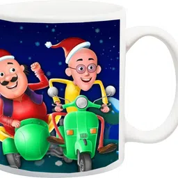 stylotrendz Motu and Patlu Best Christmas Gift Ceramic Coffee Mug-picture-25
