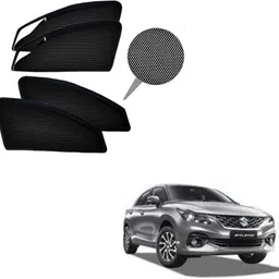 rakrish Rear Window, Side Window Sun Shade For Maruti Suzuki Baleno-picture-16