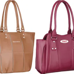 semiize Women Maroon, Tan Shoulder Bag-picture-27