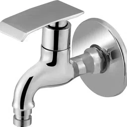 Qubix Washing Machine Bib Cock Pack Of 1 Finish Chrome platet Tap Made Of Brass Bib Tap Faucet-image-56