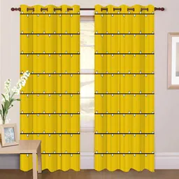 aai 154 cm (5 ft) Window Polyester Room Darkening Curtain Single Curtain image 2