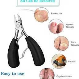 vp sales Professional Toe Nail Cuticle Cutter, Toenail Clippers for Thick & Ingrown Nails image 3