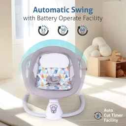 r for rabbit Cocoon The Smart Auto Swing With Mosquito Net | 6 month Warranty image 2