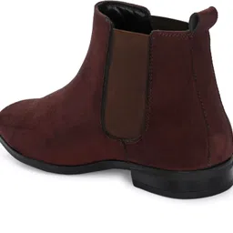 hirel's Suede Chelsea Boots|Soft Cushioned Insole |Slip-Resistance|Shock Absorption Boots For Men image 5