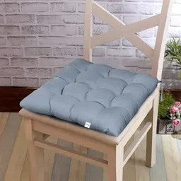 homestic by Kuber Industries Microfibre Chair Pad Pack of 1 Solid-picture-23