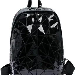 buddle Small 20 L Laptop Backpack Geometric Luminous Reflection Backpack (Multicolor) image 1