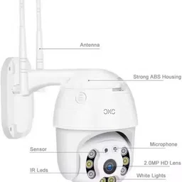 OneXsale Combo Full Hd PTZ 2-Way Audio Live View Wifi Color Night Vision 360°Alarm Security Camera image 2