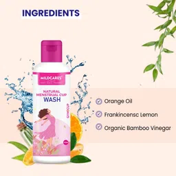 gynocup Menstrual Cup Wash with Rose Fragrance Intimate Wash image 4