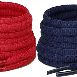 house of common shoe laces Navy Blue Red Oval round 120cm for boot sport hiking shoe Shoe Lace-image-15