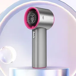 Just in Case Portable Travel Fan Handheld Fan Inbuilt 4000 mAH Type C Charging USB Fan image 2