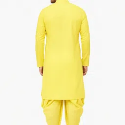 svatantra Men Cotton Blend Kurta Dhoti Set image 2