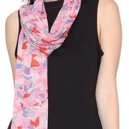 stolevilla Printed Chiffon Women Multicolor Scarf, Stole, Fancy Scarf image 5