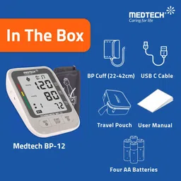 Medtech BP12 BP12 Blood Pressure Monitor with Smart MDD Technology Bp Monitor image 4