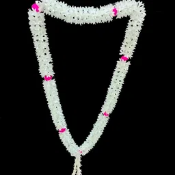 30 Inch Artificial Chameli/Jasmine with Pompom Garland Plastic Garland-image-14
