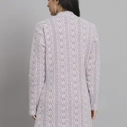 ewools Wool Blend Embellished Coat For Women image 2