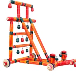 vraj handcraft wooden toys Musical Activity Walker With Parent Rod-picture-26