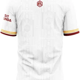 izon Men Printed Round Neck Polyester White T-Shirt image 5