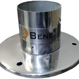 bene Base Stand Round SS 11 cm, Pack of 2 Pc Gate Light Outdoor Lamp image 2