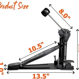 softline pro SP51-IC+BAG Single Bass Drum Pedal Chain Driven Drum Pedal image 3