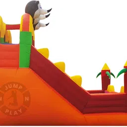 jump n play Inflatable Slide Bouncy With Multicolor 12x18 Feet Inflatable Hoppers & Bouncer image 2