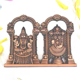 shinde exports venkateshwara swamy tirupati balaji padmavati devi goddess idol with Decorative Showpiece - 6 cm image 4