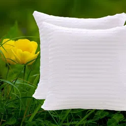 flipkart smartbuy Polyester Fibre Stripes Cushion Pack of 2 image 1