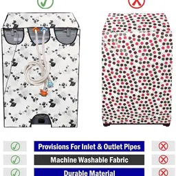 visutra Top Loading Washing Machine Cover image 4