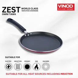 vinod Zest Non-Stick Omni/ Dosa Tawa 25 cm diameter image 3