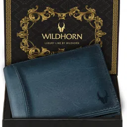 wildhorn Men Casual Blue Genuine Leather RFID Wallet-picture-33