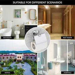 u-s-f bath accessories Toilet Paper Holder with Mobile Phone Stand/Toilet Roll Holder/Tissue Holder Stainless Steel Toilet Paper Holder image 5