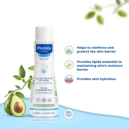 mustela No Rinse Cleansing Milk for Baby - 200ml image 2
