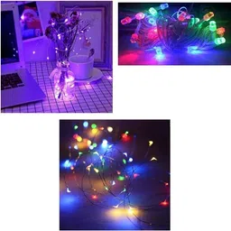 nirvair 36 LEDs 13 m Multicolor Steady Strip Rice Lights-picture-37