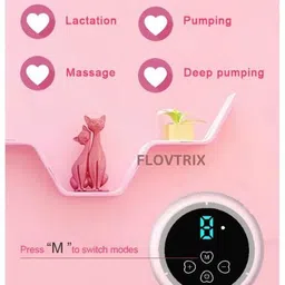 priyam Electric Breast Pump with 4 mode Pumping,9 levels of suction for Feeding Mothers - Electric image 3