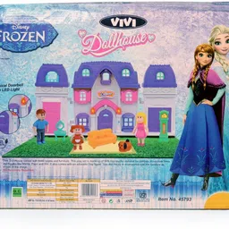 citroda Vivi Frozen Doll House Set with Accessories Play Set Dolls Home Gift to Your Princess Role Play Construction kit Toys Play Set for Girls Dollhouse Set for Girls image 4