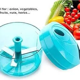 meetra traders Handy Vegetable Chopper for Quick Cutting Electric Vegetable & Fruit Chopper image 3