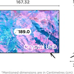 samsung 163 cm (65 inch) Ultra HD (4K) LED Smart Tizen TV with Crystal 4K UHD Smart TV image 2