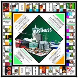 zokato Business Mind Your Own Game (Silver - Coin) Board Game Accessories image 5