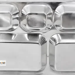 urban magic Bhojan Thali 5 Sections Dinner Plate image 5