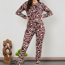 m7 by metronaut Printed Women Track Suit image 3