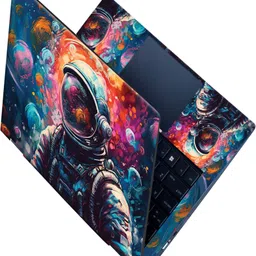 SCOTLON All Panel_Astronaut perfoming space walk_Premium Laptop Skin Vinyl Laptop Decal 15.6-picture-10