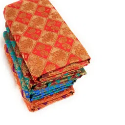 cotton colors Unstitched Cotton Silk Blouse Material Embellished-picture-21